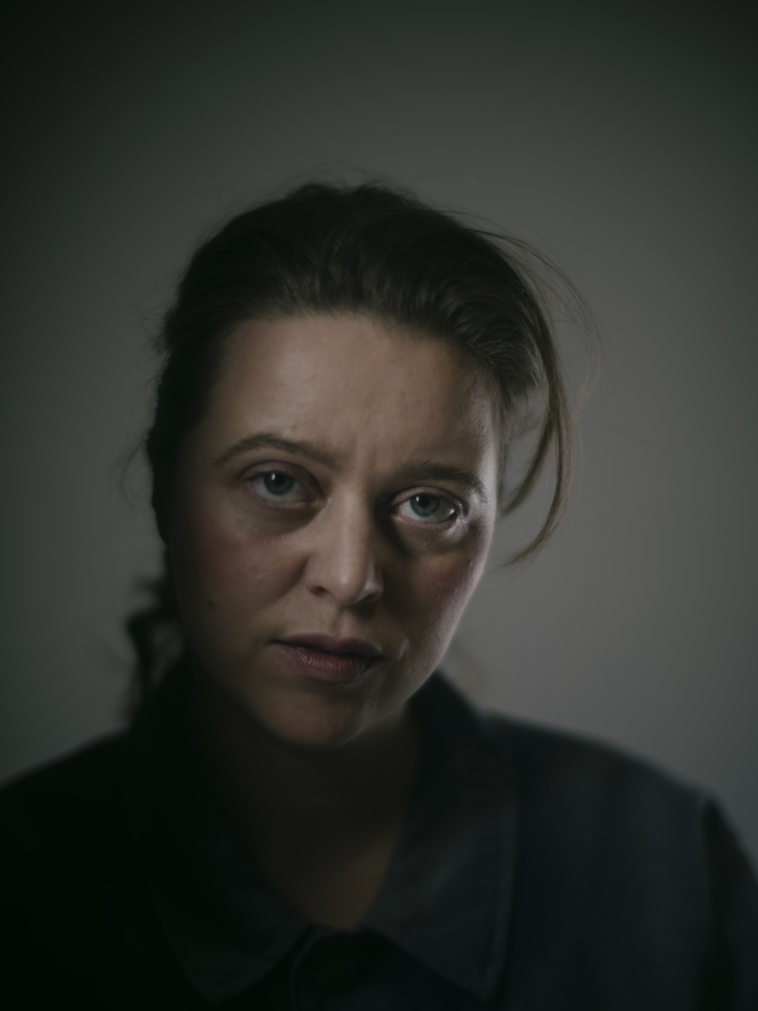 Low-key environmental portrait